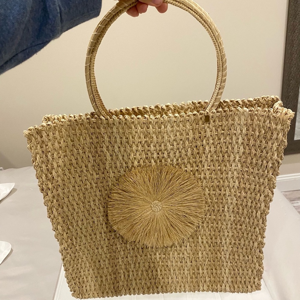S&S Creazioni 100% Handmade Straw Beach Bag